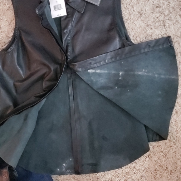 Today⚡️NWT RAG&BONE Leather TENT TANK SZ XS - Picture 4 of 6